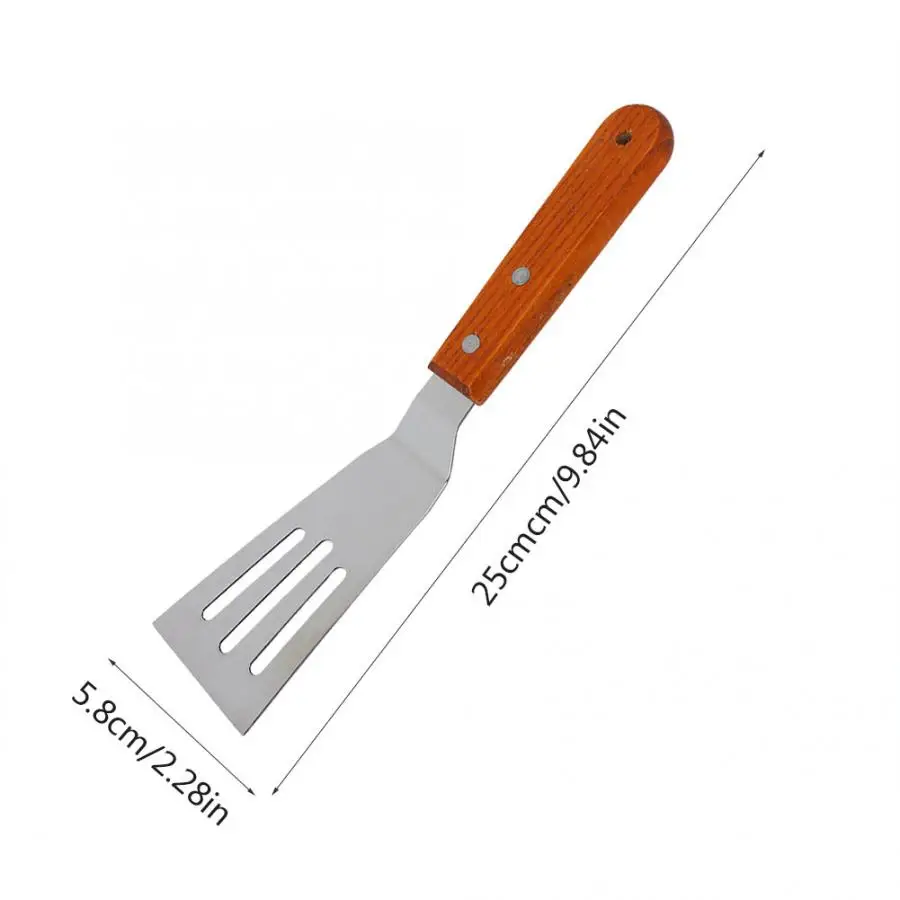 Pizza cutter Stainless Steel Pizza Shovel Cutter Grill Turner Slotted Spatula Cooking Tool Pizza Knife
