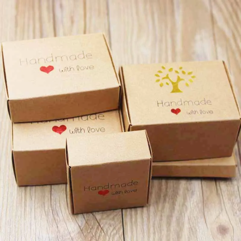 DIY несколько стилей подарок/конфеты/упаковочная коробка DIY ручной работы с любовью картонная подарочная посылка& Свадьба любимая коробка красное сердце