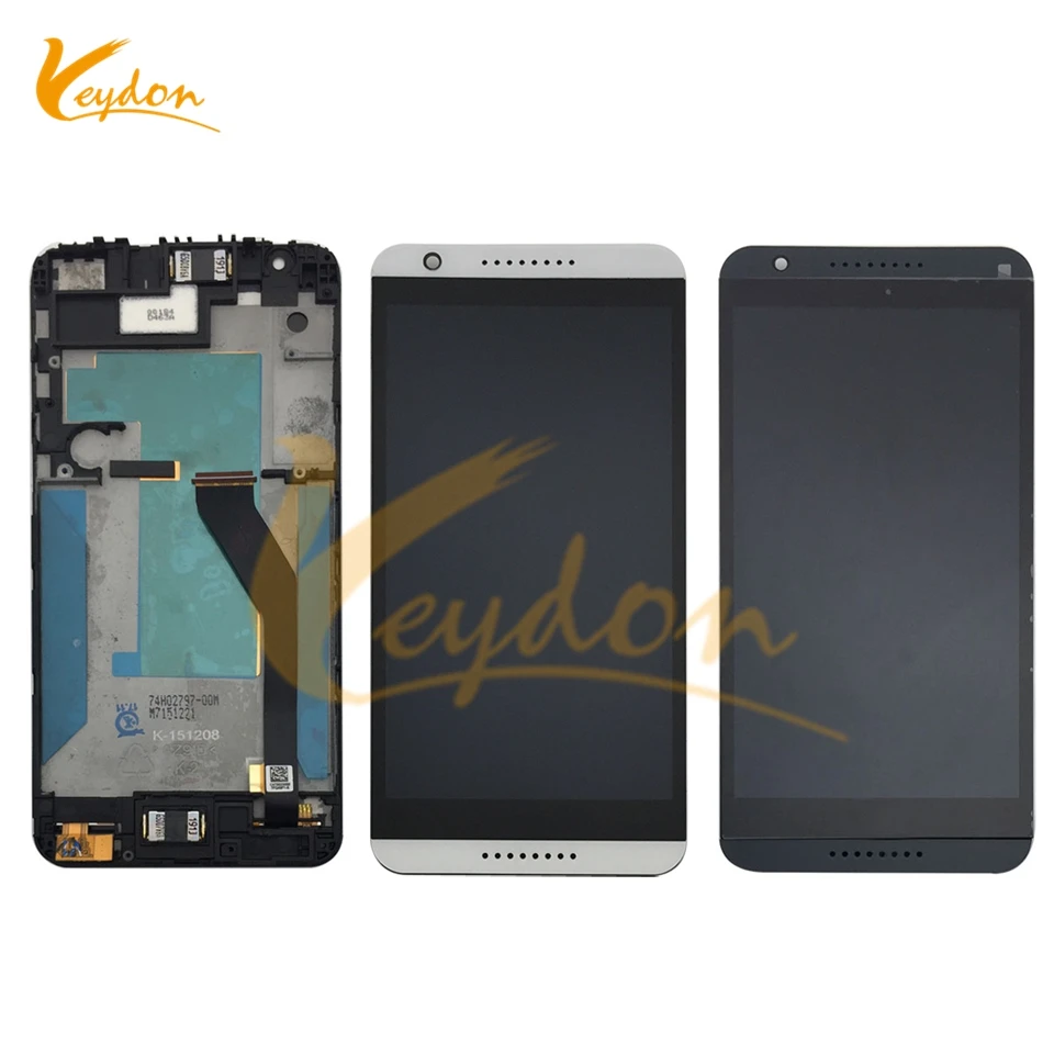 

Black White For HTC Desire 820 D820u 820Q D820n LCD Display Touch Screen Digitizer With Bezel Frame Assembly Replacement