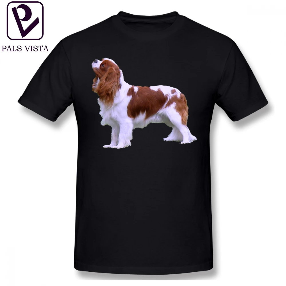 

Cavalier King Charles Spaniel T Shirt Blenheim T-Shirt 100 Percent Cotton Beach Tee Shirt Summer Graphic Tshirt
