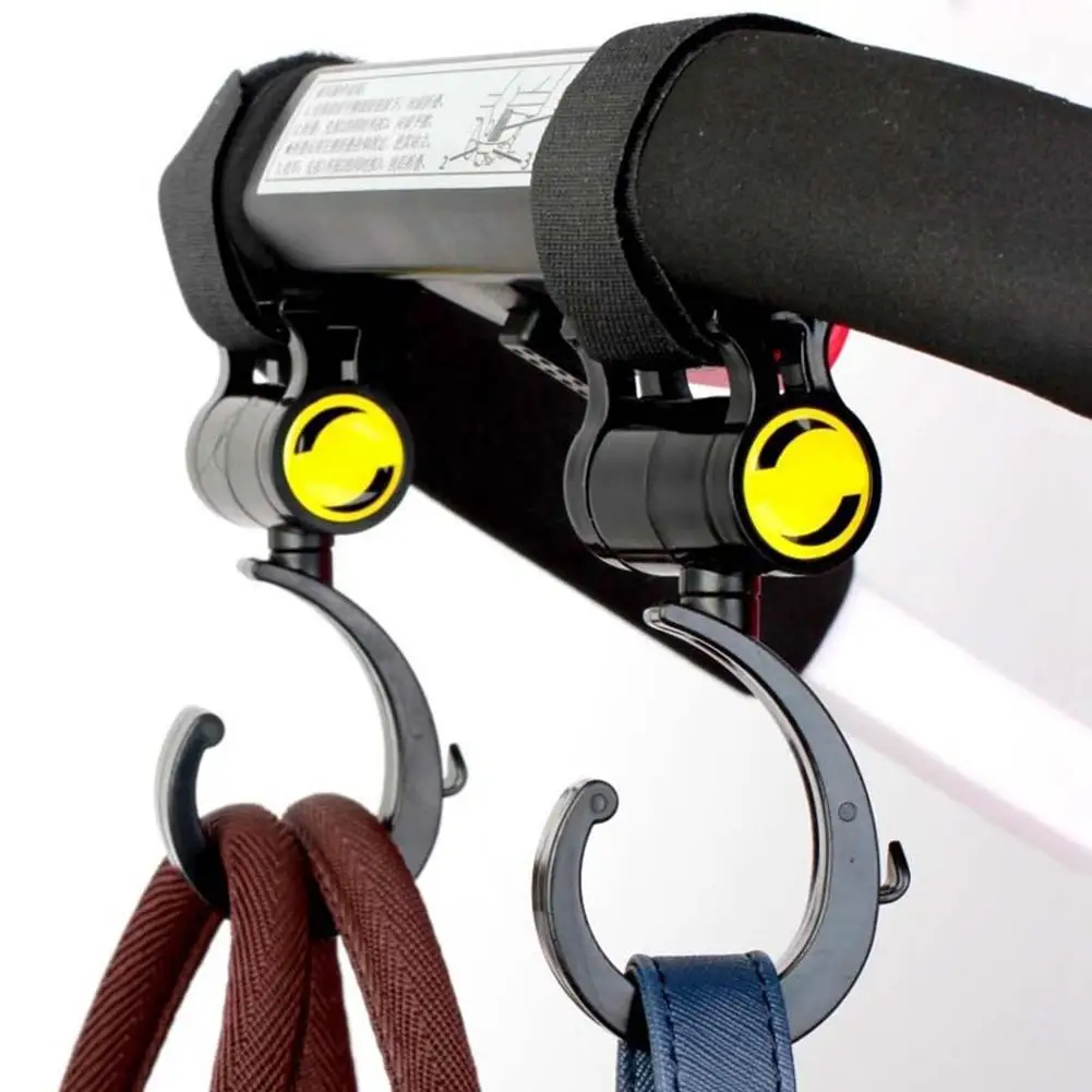 Fashion Kids Accessories 2Pcs Baby Buggy Clips Strong Strap Car Seat Back Carriage Stroller Hanging Hooks