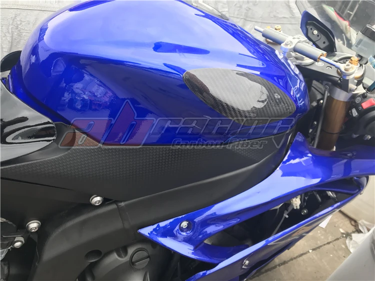 Бак угловой Боковой защитный чехол для Yamaha YZF R6 2008 09 10 11 12 13 14 15 полностью из углеродного волокна твил