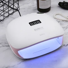 SUN4 48 Вт Сушилка для ногтей ЖК-дисплей 36 светодиодный светильник для ногтей УФ светодиодный светильник для отверждения гель-лака Авто зондирующая лампа для ногтей маникюр