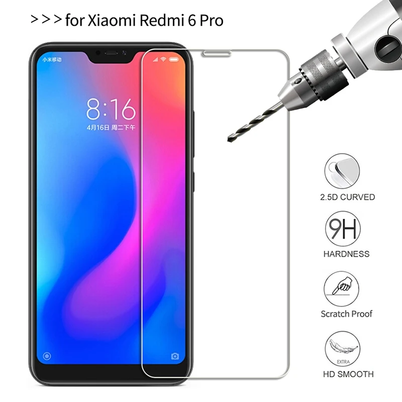 

Tempered Glass 2.5D Premium Guard For Xiaomi Redmi 7 6 Pro 6A Note 7 7S 6 9H Anti-Scratch Screen Protective Guard Film