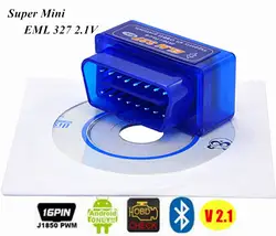 Best мини elm327 Bluetooth OBD2 OBDII V2.1 Авто диагностический сканер ELM 327 В 2,1 автомобилей диагностический инструмент elm- 327 БД адаптер Сканер