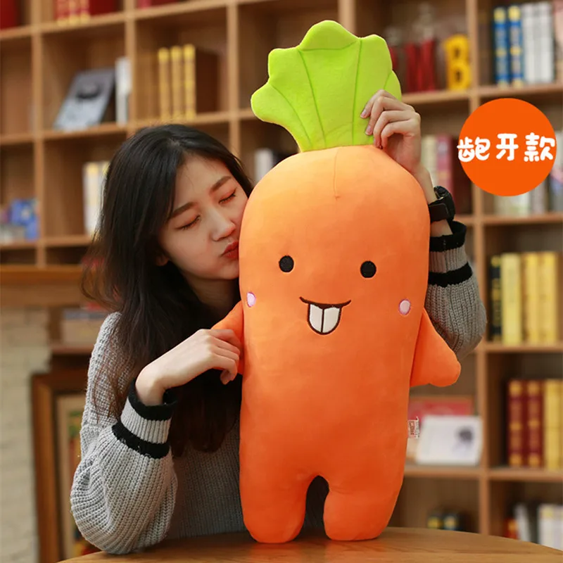 48 см Cretive моделирование плюшевая игрушка Фаршированная морковь набитая с вниз хлопок очень мягкая подушка интимный подарок для девочки - Цвет: 3