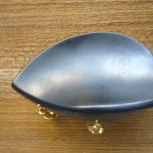 Новая цельная 4/4 натуральная скрипка из черного дерева для подбородка