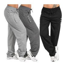 Мужские спортивные штаны с высокой талией для пробежки, эластичные дышащие штаны