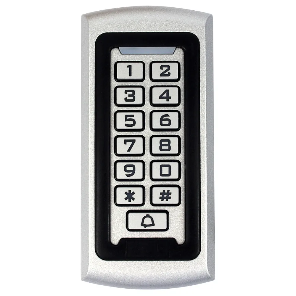 

RFID Proximity 125Khz EM ID Access Control Luminous Keypad&Anti-vandal Access Control System Waterproof Metal Case F1212D