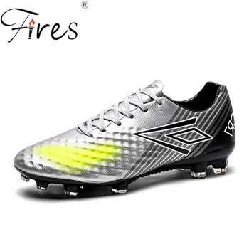 

Fires Man Football Shoes Brand Outdoor Long Spike Soccer Shoes For Male Zapatos de futbol Football Boot men Sports Sneakers