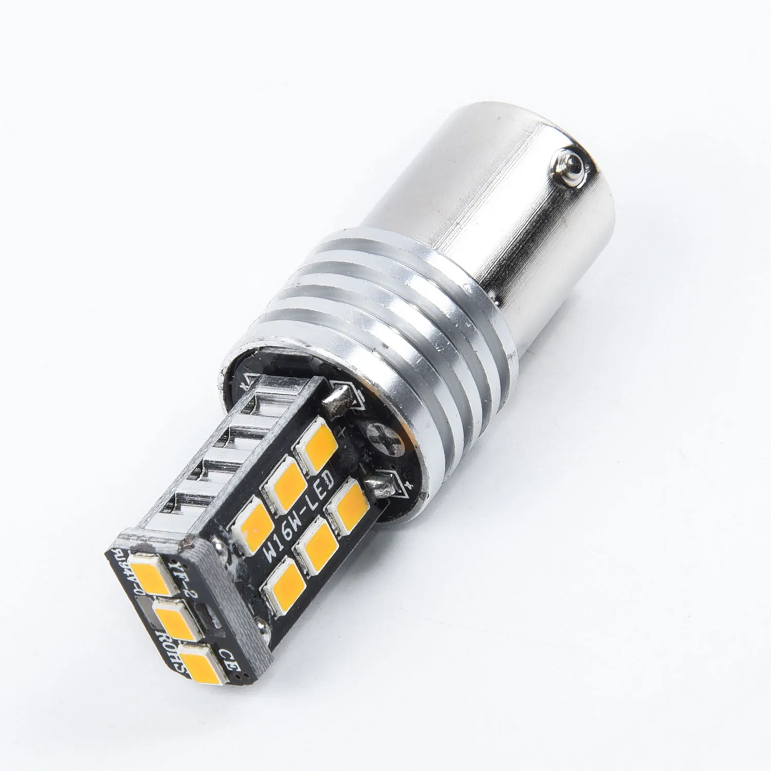 Желтый и оранжевый 1156-2835 15-SMD BA15S P21/5 W светодиодная лампа для авто сигнальные огни автомобиля лампы