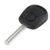KEYYOU 2 Buttons Remote Key Shell Case For SSANGYONG Rexton RX7 Uncut Blade Key FOB Cover Case Replacement ► Photo 3/6