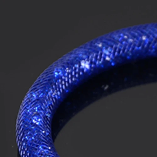 Горячая Распродажа, Сетчатое Кристальное ожерелье с полимерными кристаллами, заполненное ожерелье на магнитной застежке - Окраска металла: dark blue