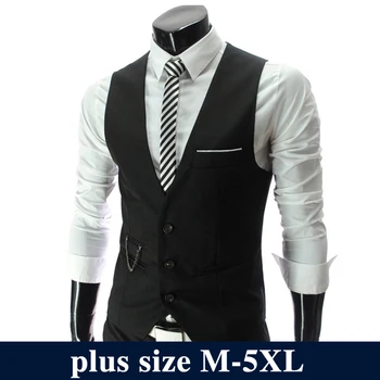 

2020 Fashion Suit Vest Men Hot Sale Top Design Formal Dress Vest Brand Clothing Quality Fitness Sleeveless Jacket Waistcoat Men