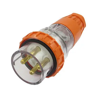 

DHL/EMS FREE DHL/EMS 10* AC 500V 32A Waterproof Grade IP66 3Pin + E 56PA432 Industrial Straight Plug -A2