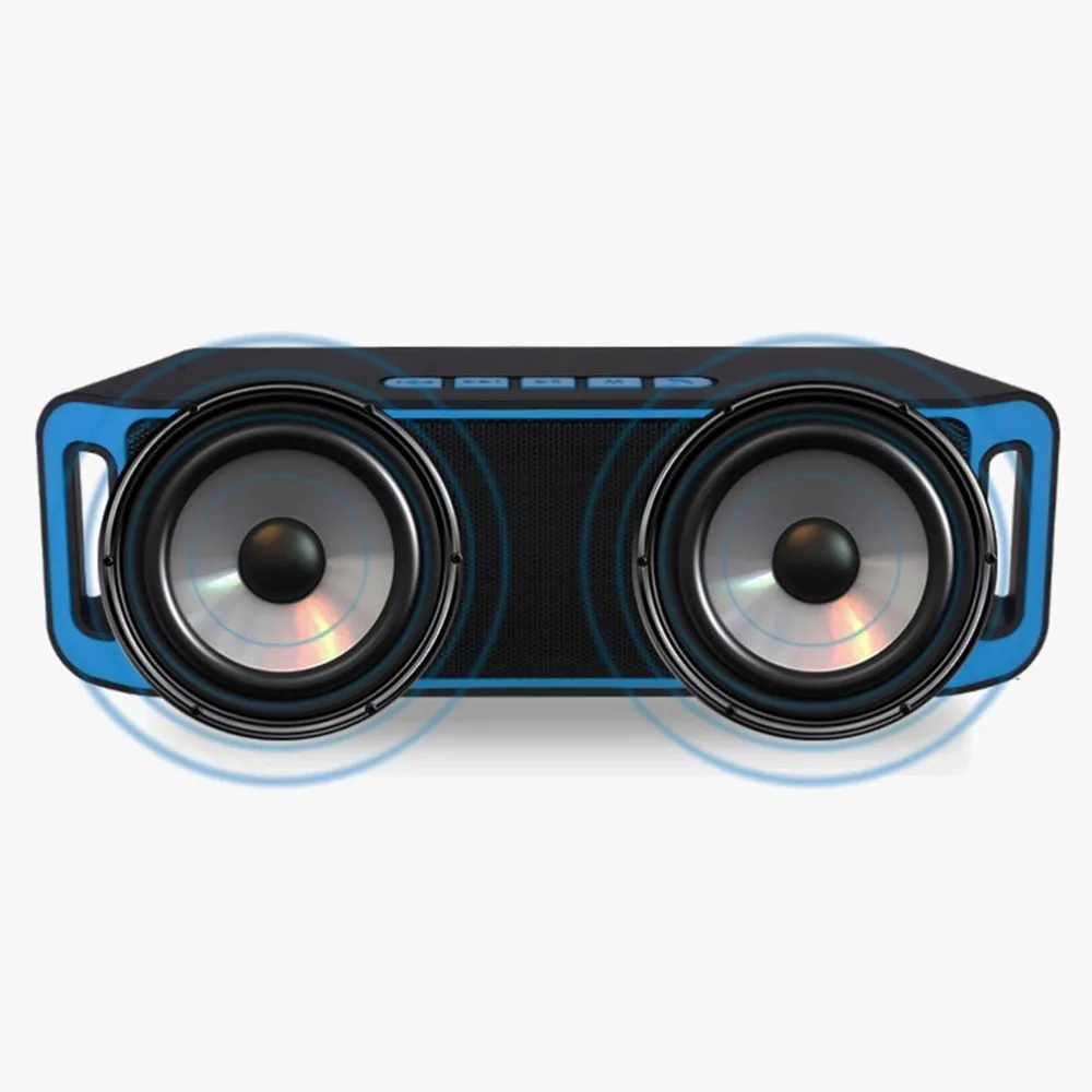 SC208 Portable Outdoor Column Wireless Bluetooth Speaker Dual Horn Bass Subwoofer AUX TF Card U Disk Loudspeaker For PC & Phone SC208 Portable Outdoor Column Wireless Bluetooth Speaker Dual Horn Bass Subwoofer AUX TF Card U Disk Loudspeaker For PC & Phone