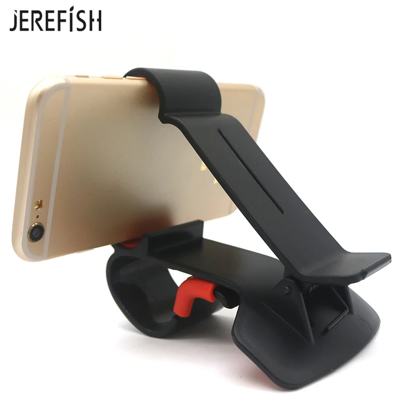 JEREFISH Universal Car Dashboard Holder Stand Hud Design Clip Smartphone Car Holder Mobile Phone Accessories Cell Phone Stand JEREFISH Universal Car Dashboard Holder Stand Hud Design Clip Smartphone Car Holder Mobile Phone Accessories Cell Phone Stand