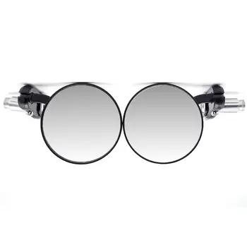 

2 pieces / double retro black rear view mirror motorcycle accessories For suzuki k5 guantes yamaha suzuki dr valentino rossi