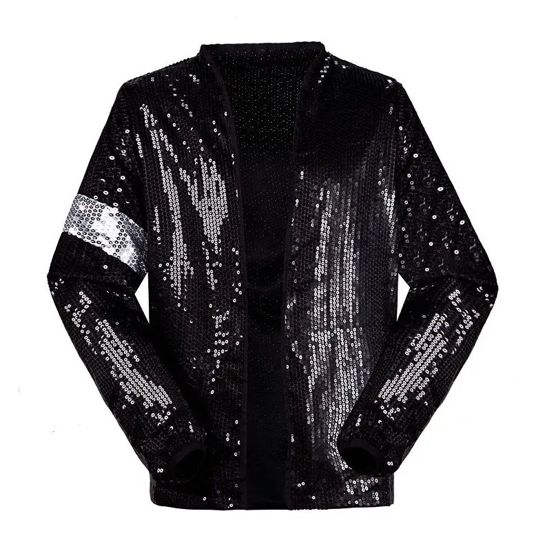 Michael Jackson Cosplay Costume Billie Jean Suits Sequin Kids Adults MJ Jacket+Pants Show Black Color Men’s Clothing 6f6cb72d544962fa333e2e: 11T|15T|3T|5T|7T|9T|L|M|S|XL|XXL