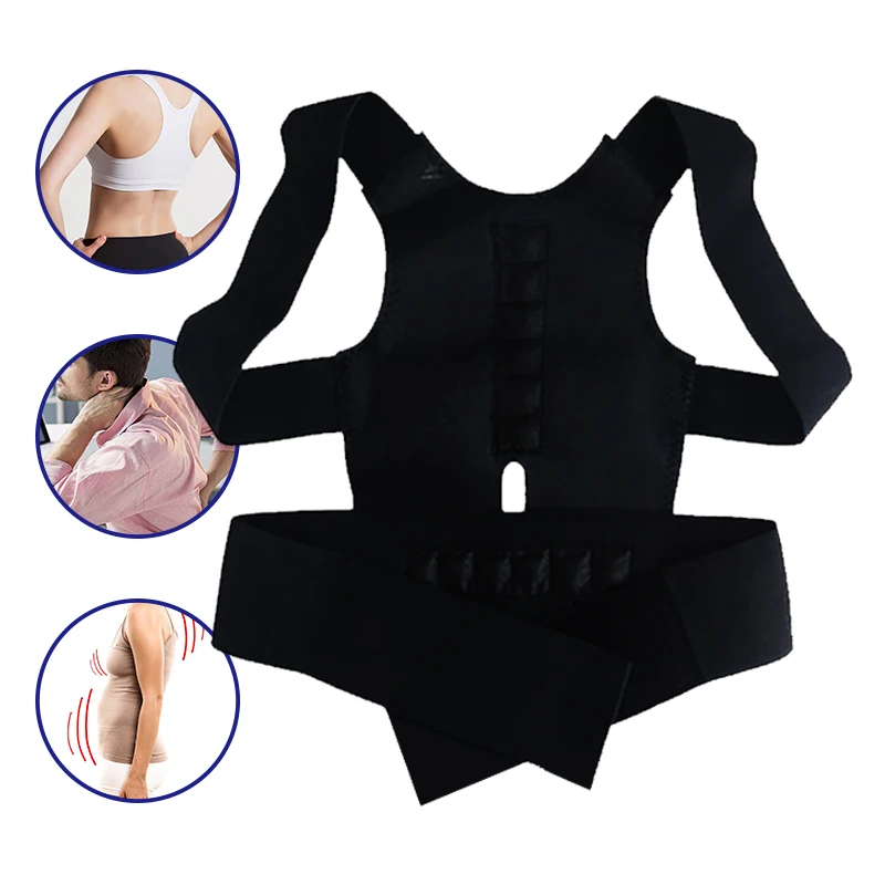 Adjustable Back Posture Corrector Adult Sports Safety Shoulder Back Support Corset Spine Support Belt Posture Corrector