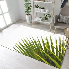 INS стиль зеленый банановый лист белый домашние детские ковры гостиная пол подушка кухня коврики ванная комната нескользящий коврик