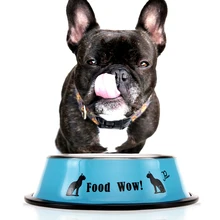 Free Shipping Fashion Stainless Steel Anti skid font b Dog b font Cat font b Food