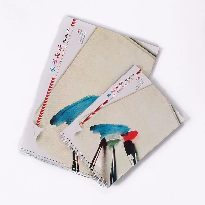 Hot 8/16K Watercolor Book Artist Sketchbook Sketch Pad Journal For Drawing Paint For Childrens Painting Supplies Notebook Hot 8/16K Watercolor Book Artist Sketchbook Sketch Pad Journal For Drawing Paint For Childrens Painting Supplies Notebook