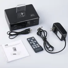 D9 цифровой fm-радио приемник с ЖК-дисплеем многофункциональное радио bluetooth-динамик на подставке AUX в будильнике зарядная станция