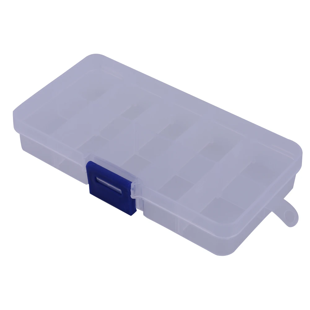 

10 Grid Fish Lure Storage Case Fly Fishing Lure Spoon Hook Bait Tackle Connector Case Box Waterproof Fishing Tackle Boxes Pesca