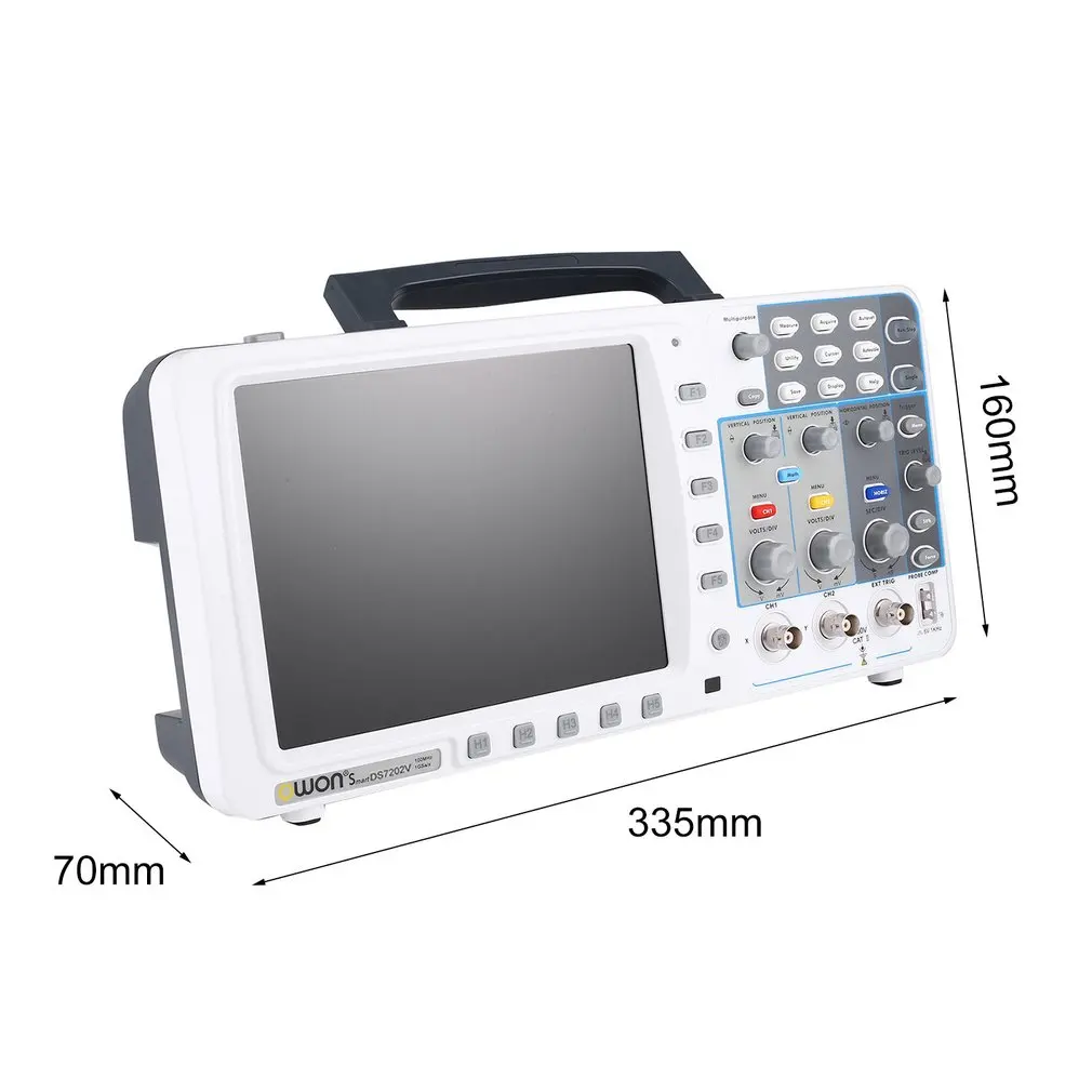 

8 Inch Double Channel Deep Memory Lcd Display Digital Storage Oscilloscope Scopemeter Scope Meter 200Mhz 1Gsa/S