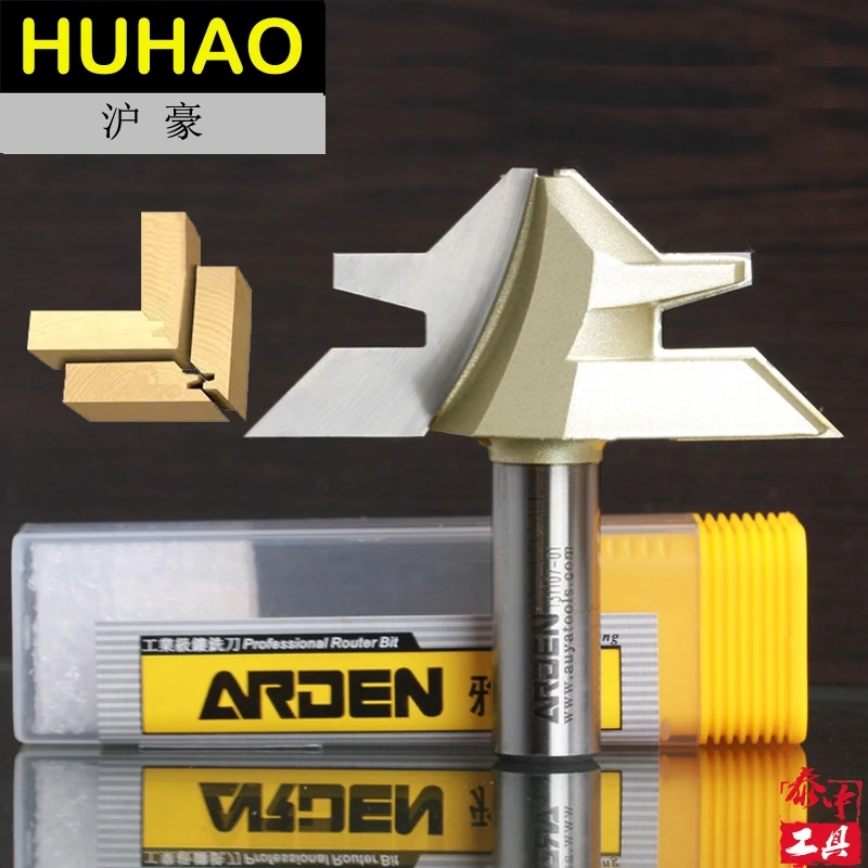 45 Deg Tenon Router Bits 1 2 1 3 4 1 2 Shank Arden A0308038