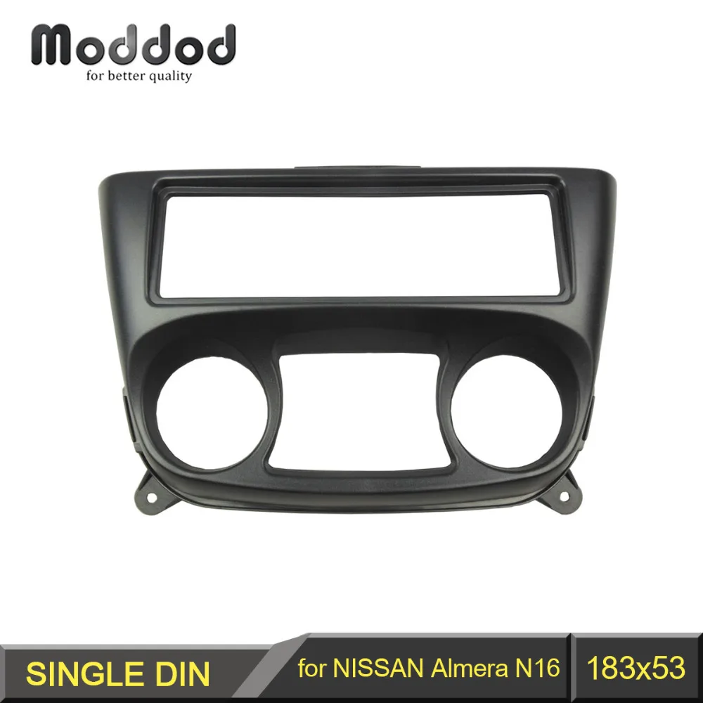 1 Din Фризовая для Nissan Almera N16 2000-2006 Радио DVD стерео Панель Даш Установите отделка комплект лица Surround кадр - изображение