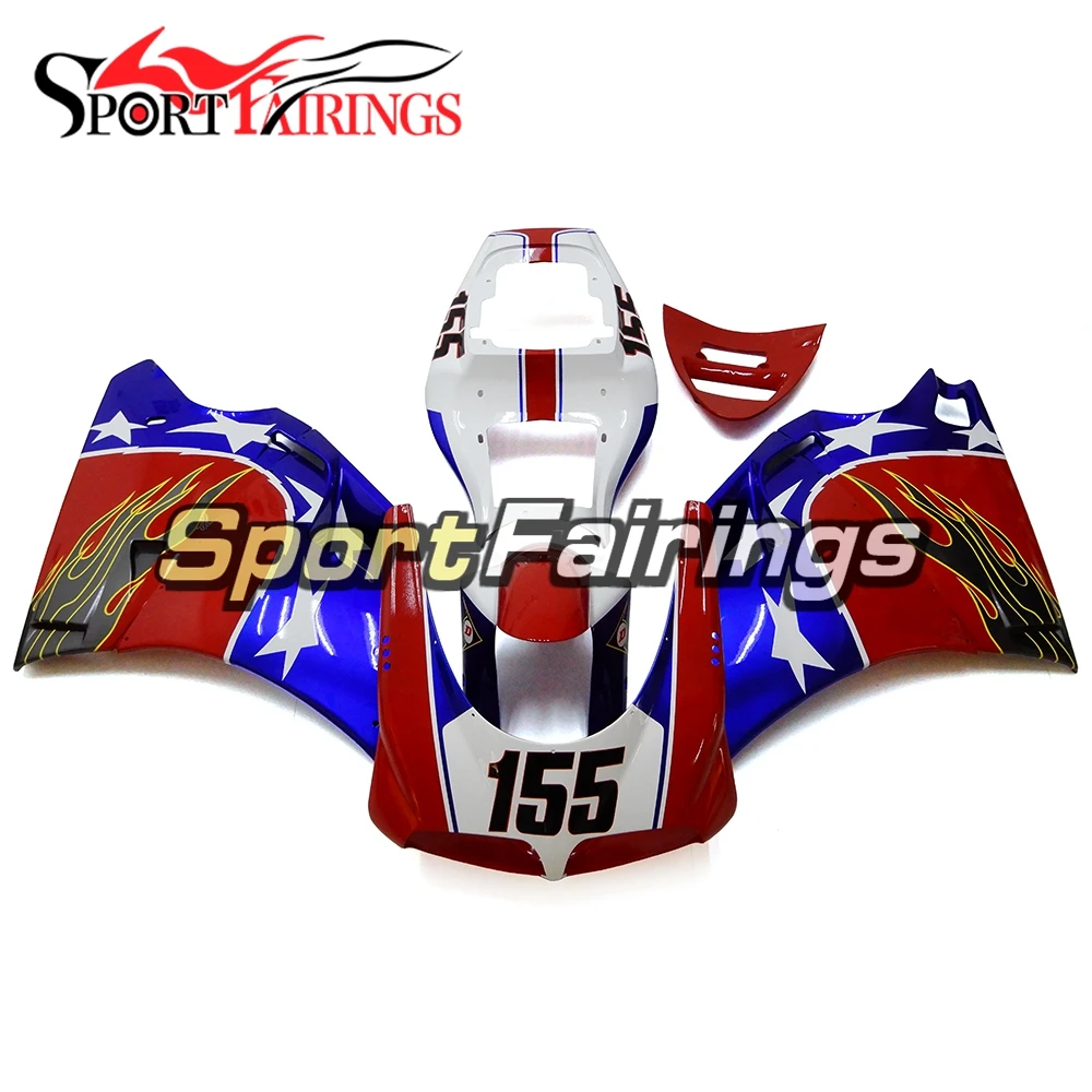 

Red Blue Motorcycle Fairings for Ducati 996 748 916 998 1996 - 2002 ABS Plastic Injection Body Kit Bodywork Panels Cowlings