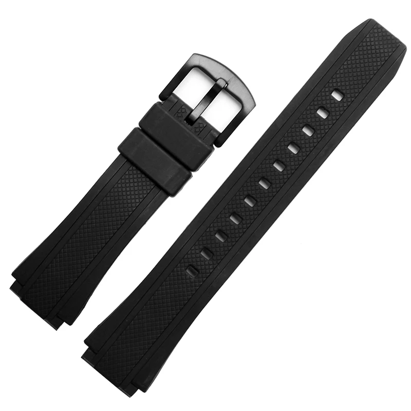 

Hot sale High quality Black Silicone watchband Rubber Strap For Casio EQW-M1100CEQW-A1000B men Watchband Bracelet