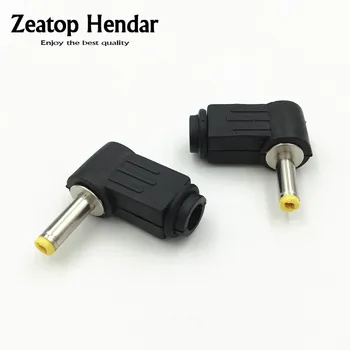 

100Pcs 4.0 x 1.7 x 11MM / 4.8 x 1.7 x 11 MM DC Right Angle Male Socket DC Charger Power Tip Jack Plug Solder for Netbook Laptop