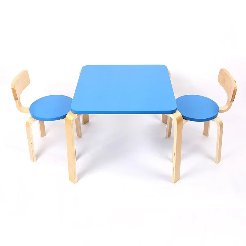 baby wooden chair and table