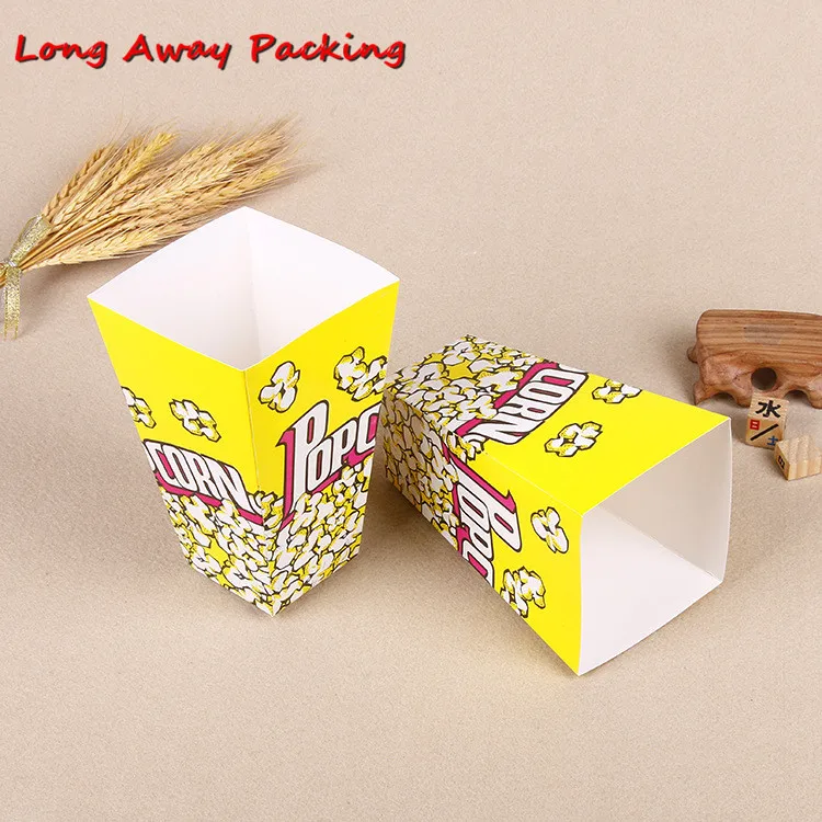 

Long Away Packing Popcorn Paper Container Popcorn Boxes Bags Wedding Birthday Decorations Kids Party Treat Boxes Wholesale