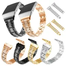 Роскошные сплав кристалл часы наручные ремешок для fitbit ионной OC02 Перевозка груза падения