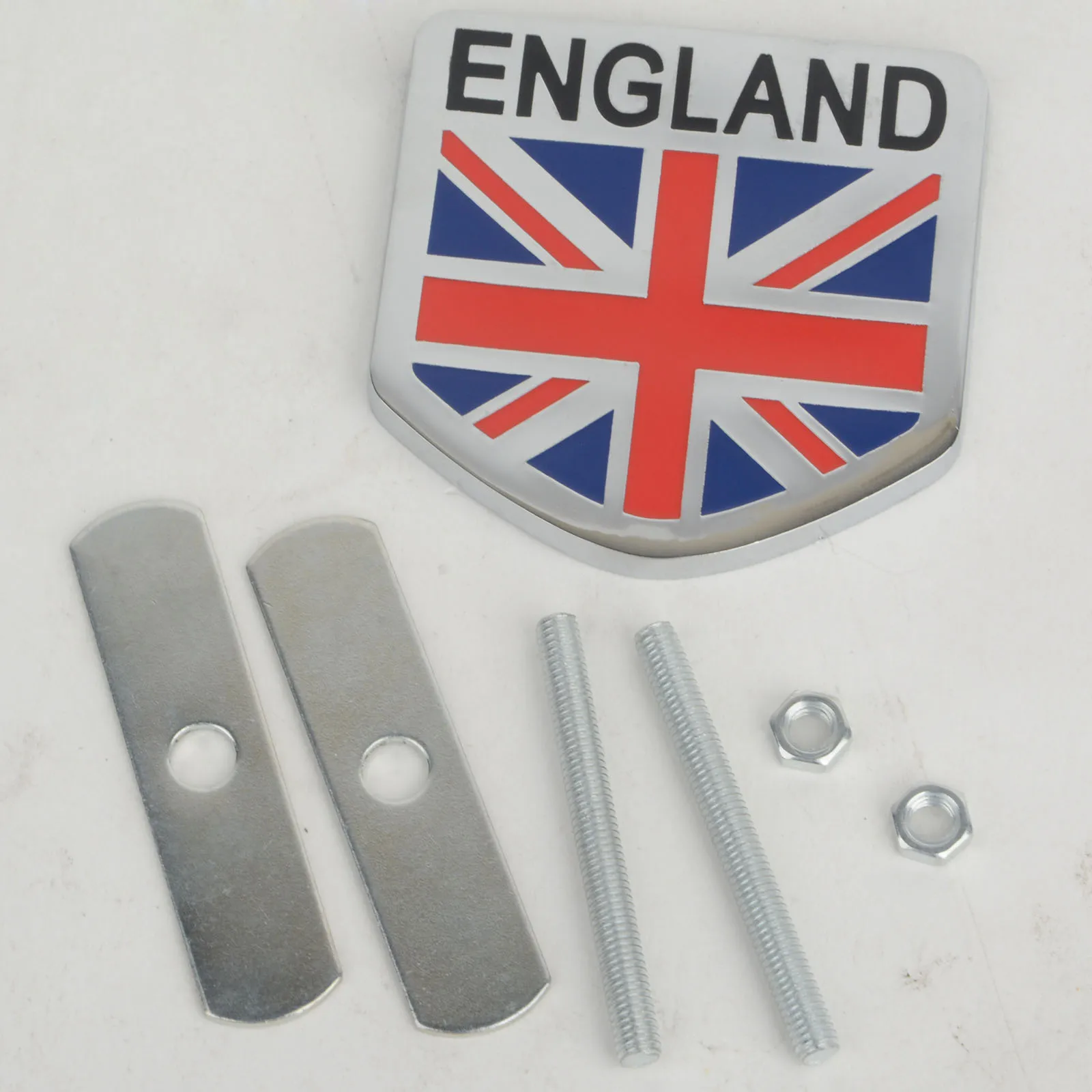 Universal Metal ENGLAND UK Flag Car Front Grill Grille Emblem Badge Sticker Decal Car styling