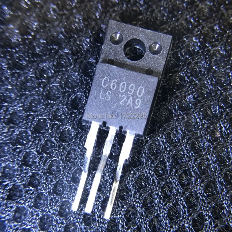 

10PCS 2SC6090LS 2SC6090 C6090 TO220F 10A 700V NPN Triple Diffused Planar Silicon Transistor
