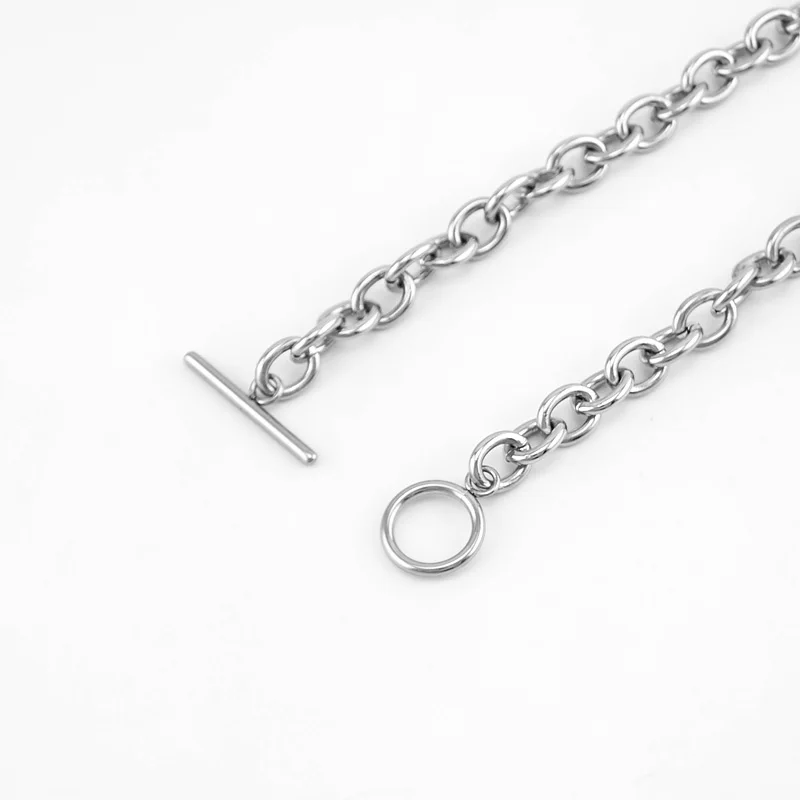 women-Jewelry-Stainless-Steel-Toggle-Clasps-Bracelets-Silver-color-Tone-personalized-base-bracelet-Gift-Cuff-Bangles (2)