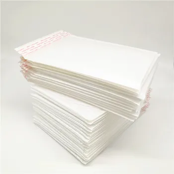 

10 pcs/lot (16*22.5mm) Waterproof White Padded Envelopes Packaging Shipping Bags Mailing Envelope Bags office shipping supplies
