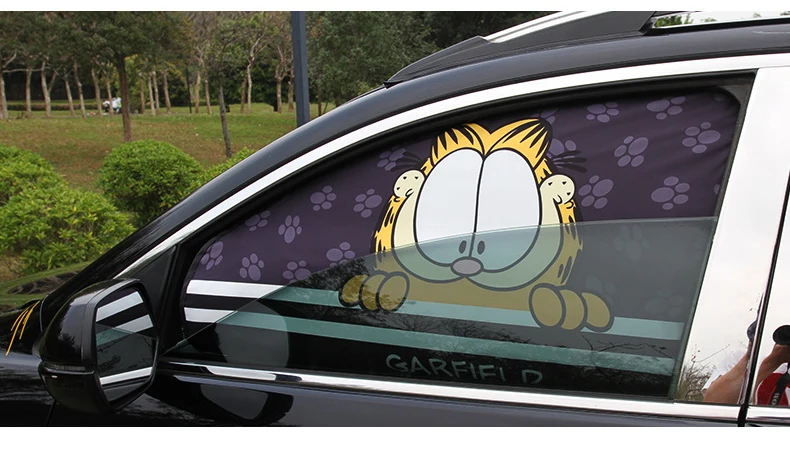 Capa para Janela de Carro com Desenho Cortina para Janela de Carro Universal para Janela Modelo Kawaii Magnético Para-sol Cortina Lateral 1 Peça 7 cortina para janela de carro, modelo kawaii,