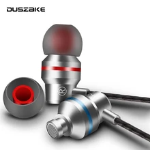 DUSZAKE наушники-вкладыши для Xiaomi наушники для телефона стерео бас гарнитура Металлические проводные наушники HiFi наушники микрофон для samsung