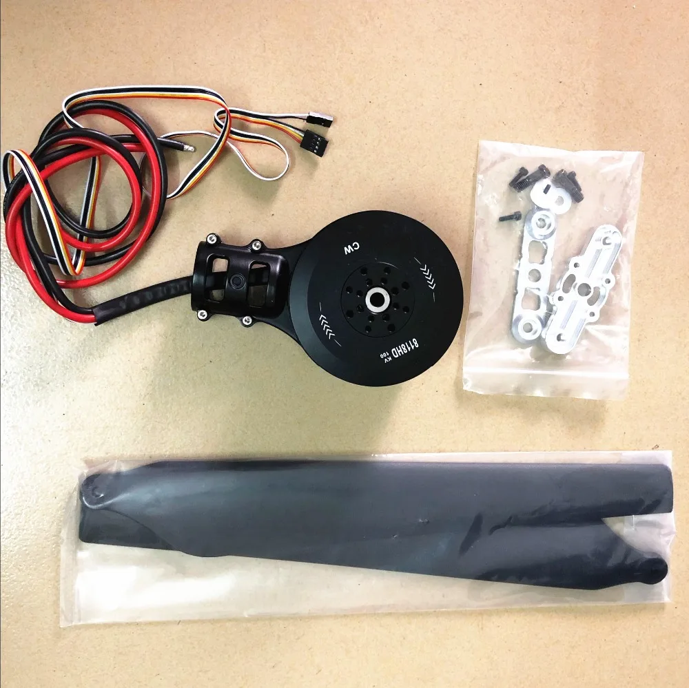 

DIY Agricultural Drone Integrated waterproof Power system combos 8118HD 100KV Brushless Motor with Motor Mount & FOC ESC