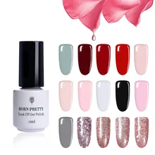 BORN PRETTY 5ml Nude Gray Pink Purple Color Series Gel Nail Art Gel Polish Gel Varnish Lacquer Soak-off UV LED Lamp Needed