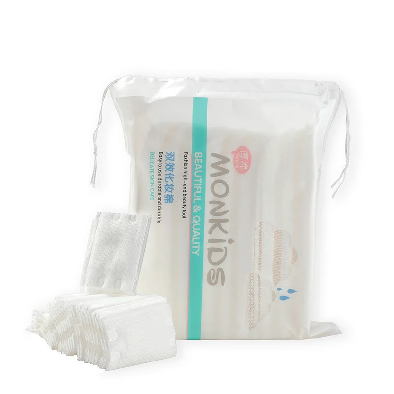 222pcs Dual sided Makeup Wipes Soft Cotton Makeup Cleansing Nail Art