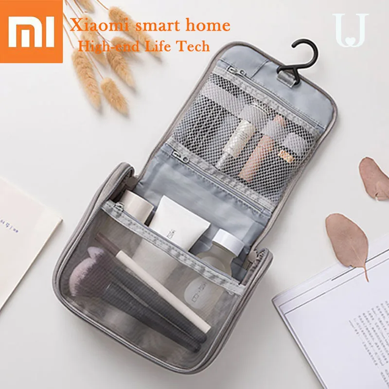 

Xioami Cosmetic Bag Portable Travel Cosmetic Storage Bag Smart Durable Business Trip Large Capacity Hook Wash Bag Smart home