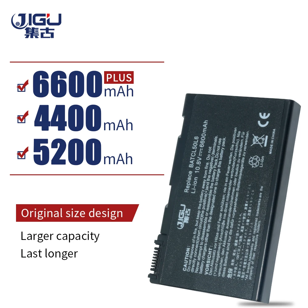 

JIGU Laptop Battery BATBL50L6 BATCL50L6 For Acer For Aspire 3100 Series 3103 3690 5100 5101 5102 5110 5515 5610 5630 5650
