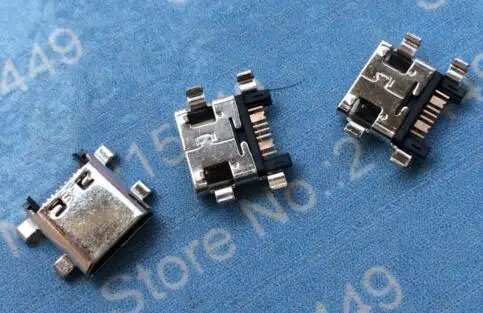Зарядный разъем Micro USB 10 шт. для Samsung G7102 G7105 G7106 G7109 G7108|connector charger|connector usbconnector charge |